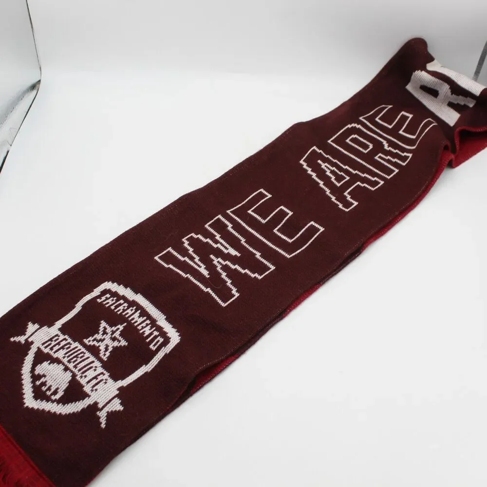 Soccer Sacramento Republic FC We Are Indomitable Member Scarf Ruffneck 2020 Red
